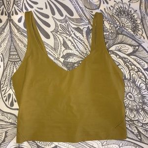 LULULEMON BRA YOGA TOP IN CHARTREUSE / SIZE M / WORN ONLY 3X!!!!